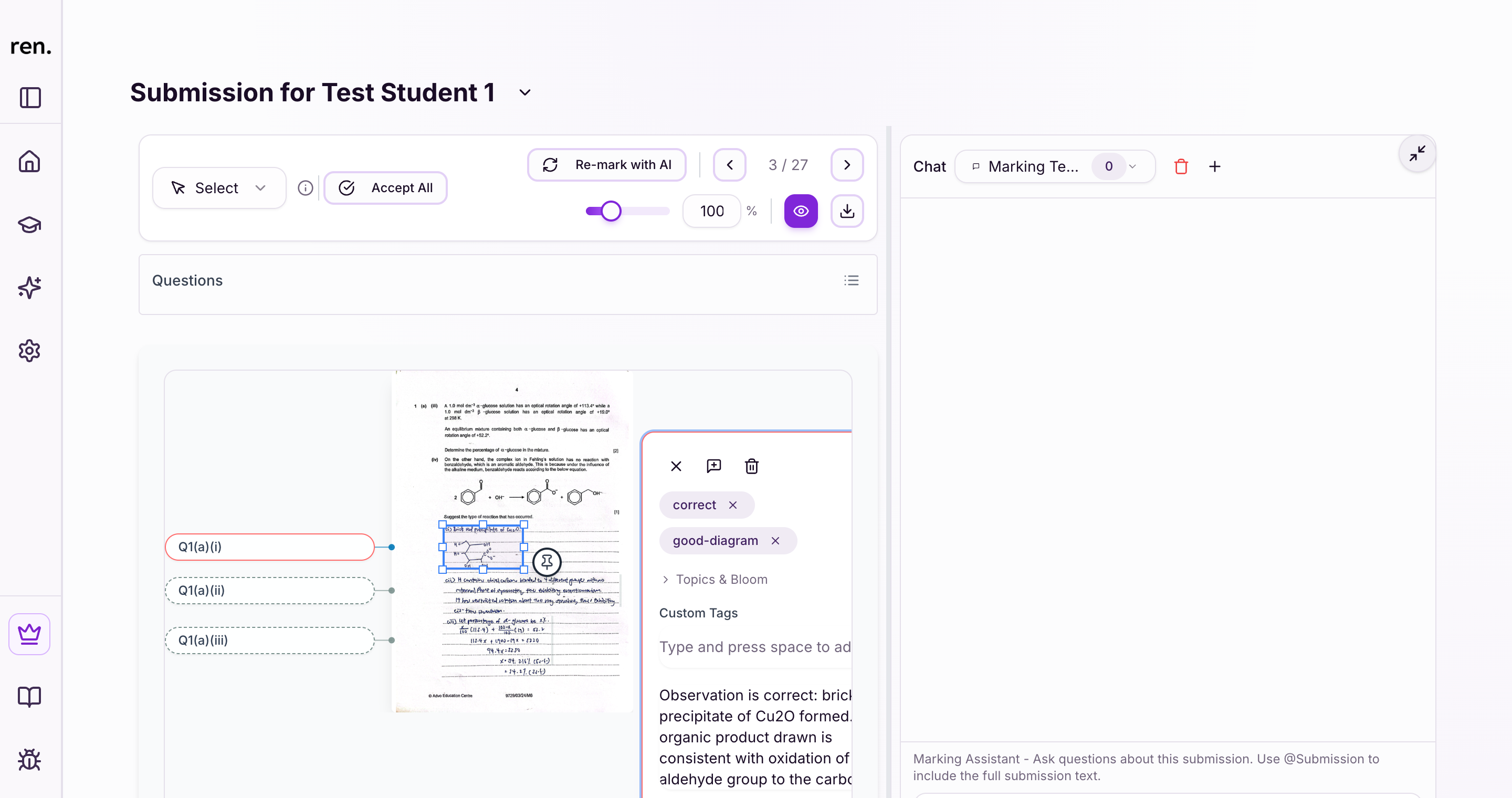 Marking Chat