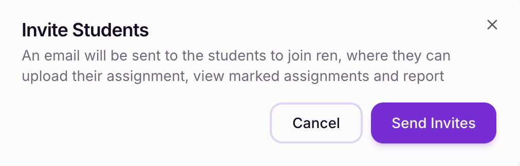Student Invite
