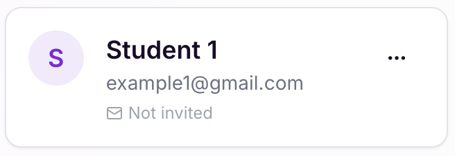 Student No Invite
